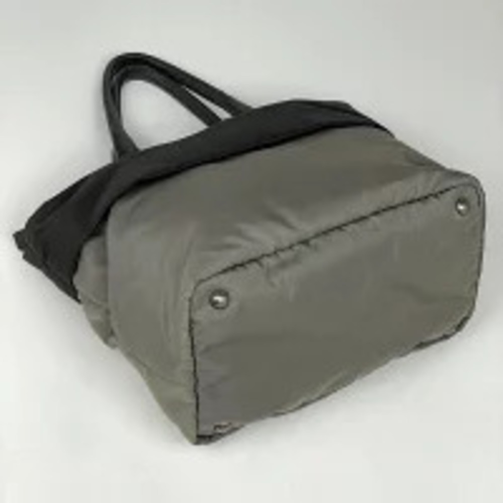 Prada Plate Bi 2way Gray Black Shoulder Bag Gray Black